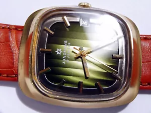 Orologio da polso uomo XL Junghans Mentolo Cioccolatone, calibro di prim'ordine 623.21 - Foto 1 di 22