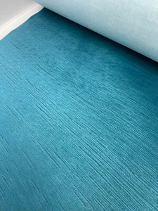 8 metres blue cord upholstery fabric FREE POSTAGE - Picture 1 of 4