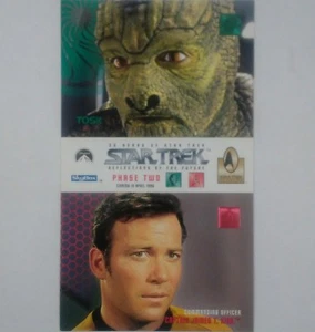 '95-'96 Star Trek Voyager Skybox Promo Lot of 12 Trading Card Panels Mint Cond  - Picture 1 of 12