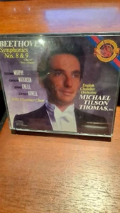 ENGLISH CHAMBER ORCHESTRA: Beethoven Symphony Nos. 8 & 9 Choral Cassette Tape - Picture 1 of 2