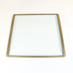 Bracket Clock Beveled Glass Panel - 8-9/16" x 8-3/16" - JM83 - Picture 1 of 4