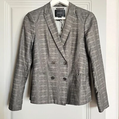 Maison Scotch Linen Cotton Blend Blazer Jacket Animal Snake Print  S/M - Image 1 of 4
