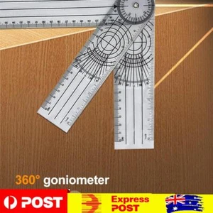 360 Degree Angle Ruler Wear-resistant Inclinometer Angle Finder for Elbows Knees - Picture 1 of 8