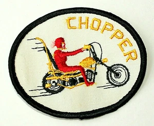 Vintage Custom Chopper Motorrad Fahrrad Biker Jacke Patch Neu Nos 1970er Jahre - Bild 1 von 3