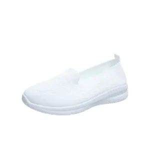 Women's Running Sneakers Slip on Walking Comfort Flats Tennis Sports Shoes Size - Picture 1 of 18