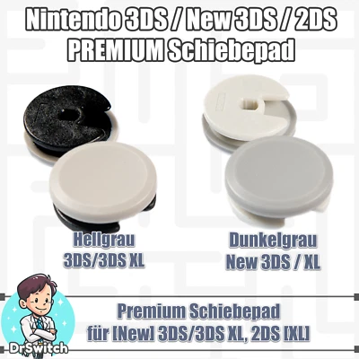 Nintendo [New] 3DS 2DS & XL PREMIUM Schiebepad Knopf Circle Pad Cap für Joystick