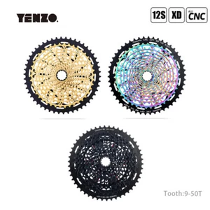 Cassette SunShine 12 velocidades XD 9-50T 395 g CNC hueco se adapta a Sram NX GX EAGLE MTB - Imagen 1 de 14