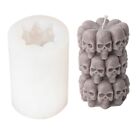 Silicone Craft Mold Skull Head Moulds Hand-Making Soap Supplies