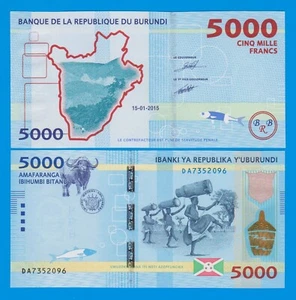Burundi 5000 Francs P 53a 2015 UNC 5000 ( P 53 a ) - Bild 1 von 1