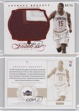 2013-14 Panini Flawless Ruby /15 Anthony Bennett #3 Rookie Patch RC