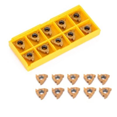 20pcs 3/8'' 16 ER AG60 Carbide Threading Insert Cutter For Lathe Turning Tool US - Image 1 of 4