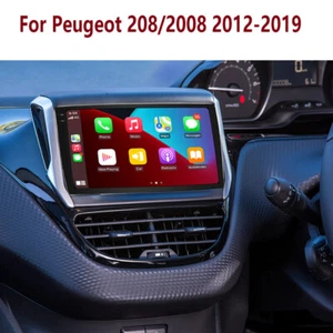4-64G Wireles Carplay For Peugeot 208/2008 2012-19 Android Car Stereo Radio GPS - Picture 1 of 20