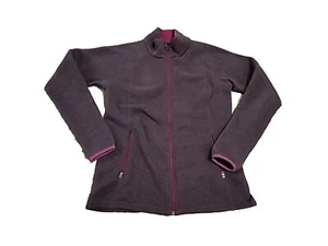 Marmot Polartec Jacket Womens Size M Purple Fleece Full Zip Lightweight Outdoor - Picture 1 of 5