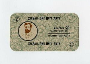 #TN10496 HARRY WRIGHT Zeeball One Unit Ante Card