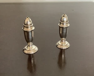 Vintage 950 Sterling Silber Salz & Pfefferstreuer Japan - Bild 1 von 6