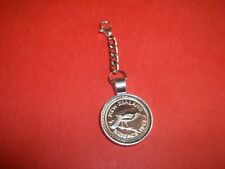 SIXPENCE COIN - NEW ZEALAND - SILVER CASED PENDANT / CHARM - 1948 to 1965