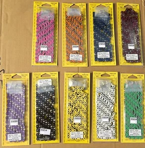 2-Tone YBN BICYCLE single speed CHAIN 1/2 X 1/8 x 112 LINK BMX CRUISER 9 color - Picture 1 of 1