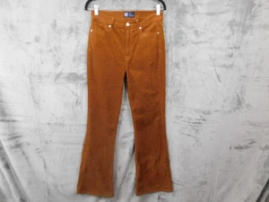 Gap Jeans Womens 27 Brown Corduroy 70s Flare Denim High Rise Stretch Pants - Picture 1 of 11