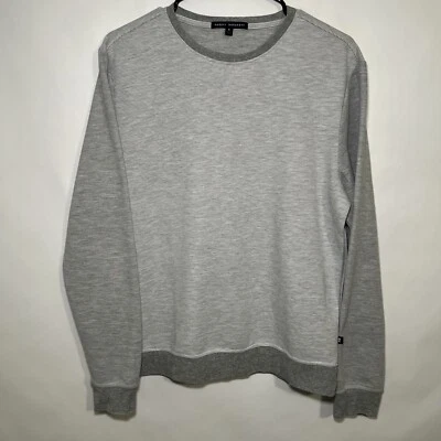 Suéter Robert Barakett Downtown Cuello Redondo Para Hombre Talla Pequeña Gris Manga Larga Usado en Excelente Condición Foto 1 de 4