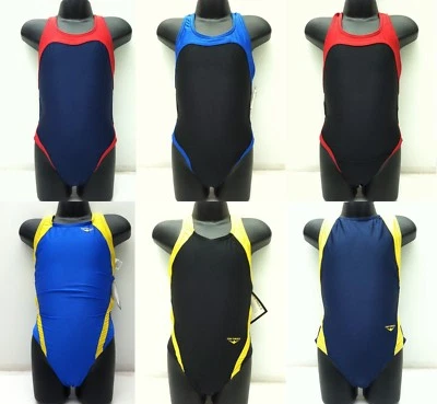 Finals Girls Youth 1 Piece Butterfly Racer Back One Piece Swimwear Swimsuit - Image 1 of 3