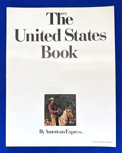 Vintage 1971 The United States Book by American Express-TWA Trans World Airlines - Picture 1 of 11
