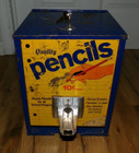 Vintage 1950s 10 Cent Dime Quality Pencils Coin Operated School Vending Machine
