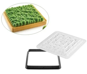 Silikomart Kit crostata Tarte Ring Bubble anello forato frolla silicone - Rotex - Foto 1 di 6