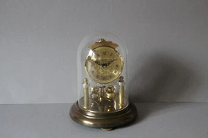 fantastic rotary pendulum clock table clock Hermle brass 112418 - Picture 1 of 6