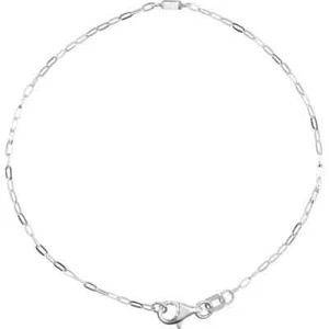 Pulsera de diamante natural de 7" en oro blanco de 14 K (0,06 quilates tw.) - Imagen 1 de 1