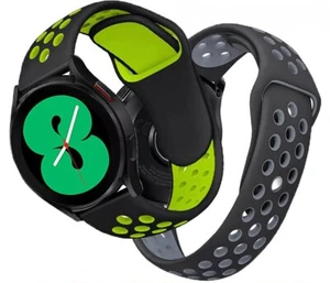 Silicone Wrist Watch Strap For Samsung Galaxy Watch 5 Pro 45mm 4 40/44mm - Zdjęcie 1 z 27