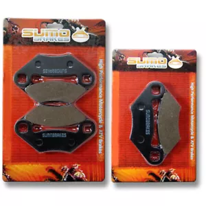 F+R Brake Pads for Polaris Sportsman 500 550 570 800 850 1000 / Scrambler 1000 - Foto 1 di 3