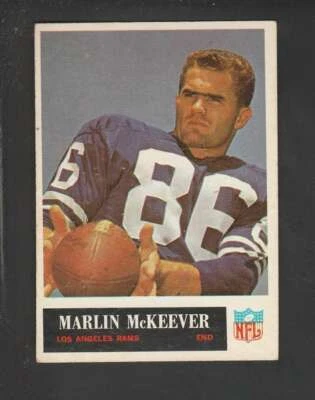 1965 Philadelphia #91 Marlin McKeever VGEX LA Rams 158001 - Image 1 of 2