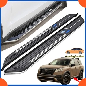 2PCS Running Boards Side Steps Nerf Bar Fits for Nissan Pathfinder 2022 2023 24 - Picture 1 of 9