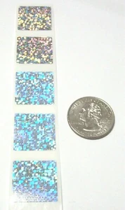 1000 TLW 3/4"  Standard Holographic Hologram Label Stickers Seals - Picture 1 of 5