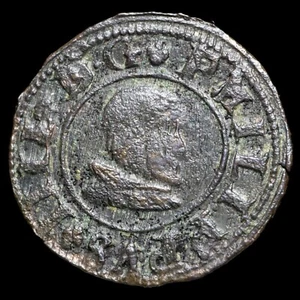 Felipe IV, 8 Maravedis de Segovia 1661 - 20 mm / 2,48 gr. - Picture 1 of 3
