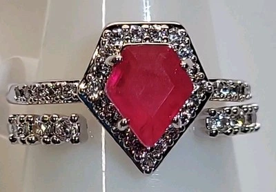 Anillo Bomb Party "I'm Better Now" RBP6143 TALLA 8 Zafiro/Cuarzo Rosa Oscuro Foto 1 de 4