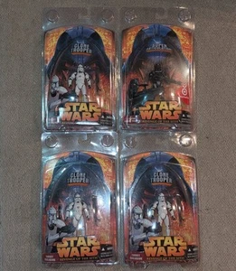 3x 2005 Star Wars Target Exclusive Clone Trooper & Utapu Action Figure - Picture 1 of 4