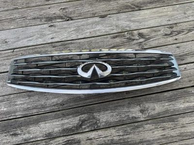 Parrilla superior delantera Infiniti FX35 FX50 2009 2010 2011 con emblema original OEM Foto 1 de 4
