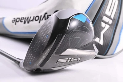 Left Hand Taylormade SIM Driver / 10.5 Degree / Stiff Flex HZRDUS Smoke Green 60 - Image 1 of 4