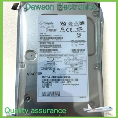 Seagate Cheetah ST336753LW 3.5 in SCSI 15K.3 36.7GB Internal 36G 68PIN 15K U320 - Image 1 of 2