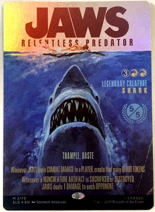 MTG Jaws, Relentless Predator (Rainbow Foil) Secret Lair x Jaws 2175 NM - Picture 1 of 6