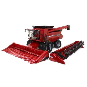 ERTL 1/16 Big Farm Case IH 8240 Combine with Grain Head & Corn Head Set 47391 - Picture 1 of 8