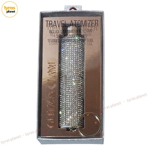 Glitzer & Glam SILBER BLING Strass Parfum Spray Zerstäuber mit Schlüsselanhänger NEU Neu im Karton - Bild 1 von 5