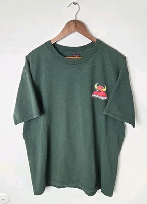 Independent Trucks X Toy Machine Toy Mash UP Skateboard T Shirt Green Size XL  - Image 1 of 4