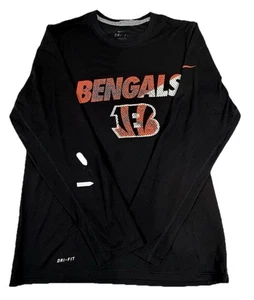 Nike Dri-Fit Cincinnati Bengals Langarmshirt L NFL Athletic Training AFC - Bild 1 von 6