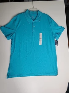 St. John's Bay Mens XL Legacy Polo Turquoise - Picture 1 of 4