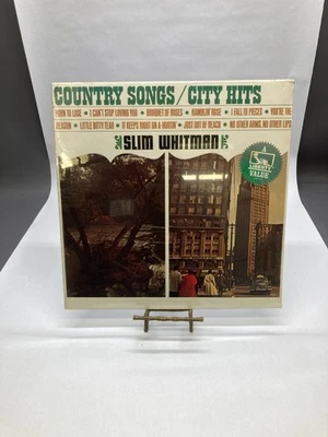 Slim Whitman Country Songs / City Hits Vintage Vinyl LP 1982 Record LN-10153 - Image 1 of 4