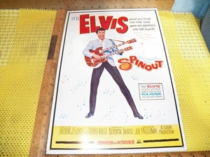 1994 ELVIS PRESLEY Tin Metal Sign Movie Poster Copy SPINOUT - Picture 1 of 6