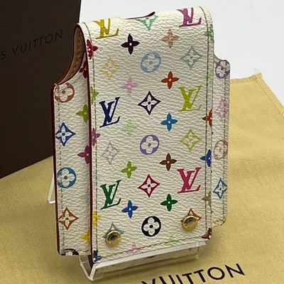 LOUIS VUITTON M60014 iPod Nano Case Monogram MultiColor Leather W/Box Auth B123 - Image 1 of 4