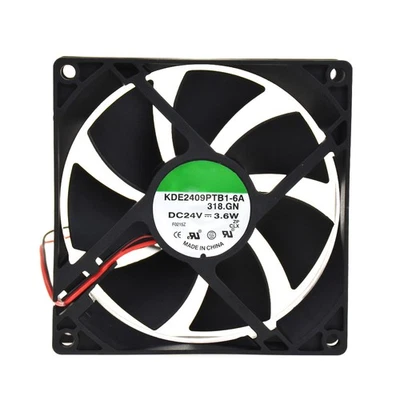 1PC New For Sunon KDE2409PTB1-6A 90*90*25mm DC24V 3.6W Inverter Cooling Fan 2Pin - Image 1 of 4